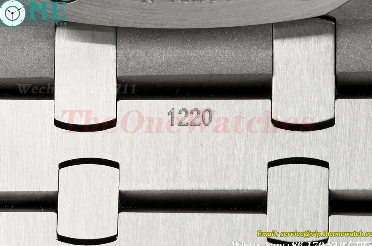 Clone TKF SS A4302 41mm White Dial Oak 15500 SS Royal Super 0227